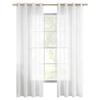 LIUYANYAN Sheer Voile Curtain with Grommets, 160 x 300 cm, White view 1