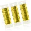 NISENTIA 150 m 0.35 mm Gold Craft Wire, 3 Rolls view 1