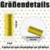 NISENTIA 150 m 0.35 mm Gold Craft Wire, 3 Rolls view 2