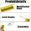 NISENTIA 150 m 0.35 mm Gold Craft Wire, 3 Rolls view 3
