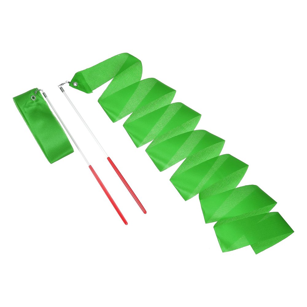 QUARKZMAN 2-Pc. 78.7 in. Spinning Dance Ribbons, Grass Green