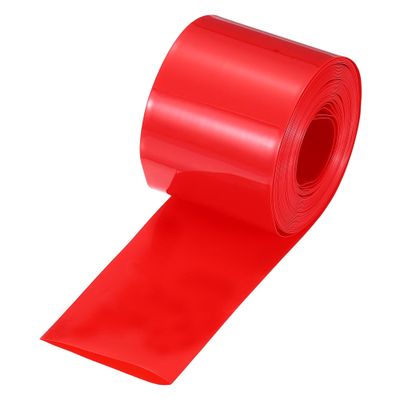 QUARKZMAN 6 m PVC Heat Shrink Tube, 32 mm Diameter, Red