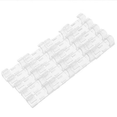 Self-Adhesive Wire Clips, Cable Buckles, Phone Line Fasteners, Data Clips, 20 pcs