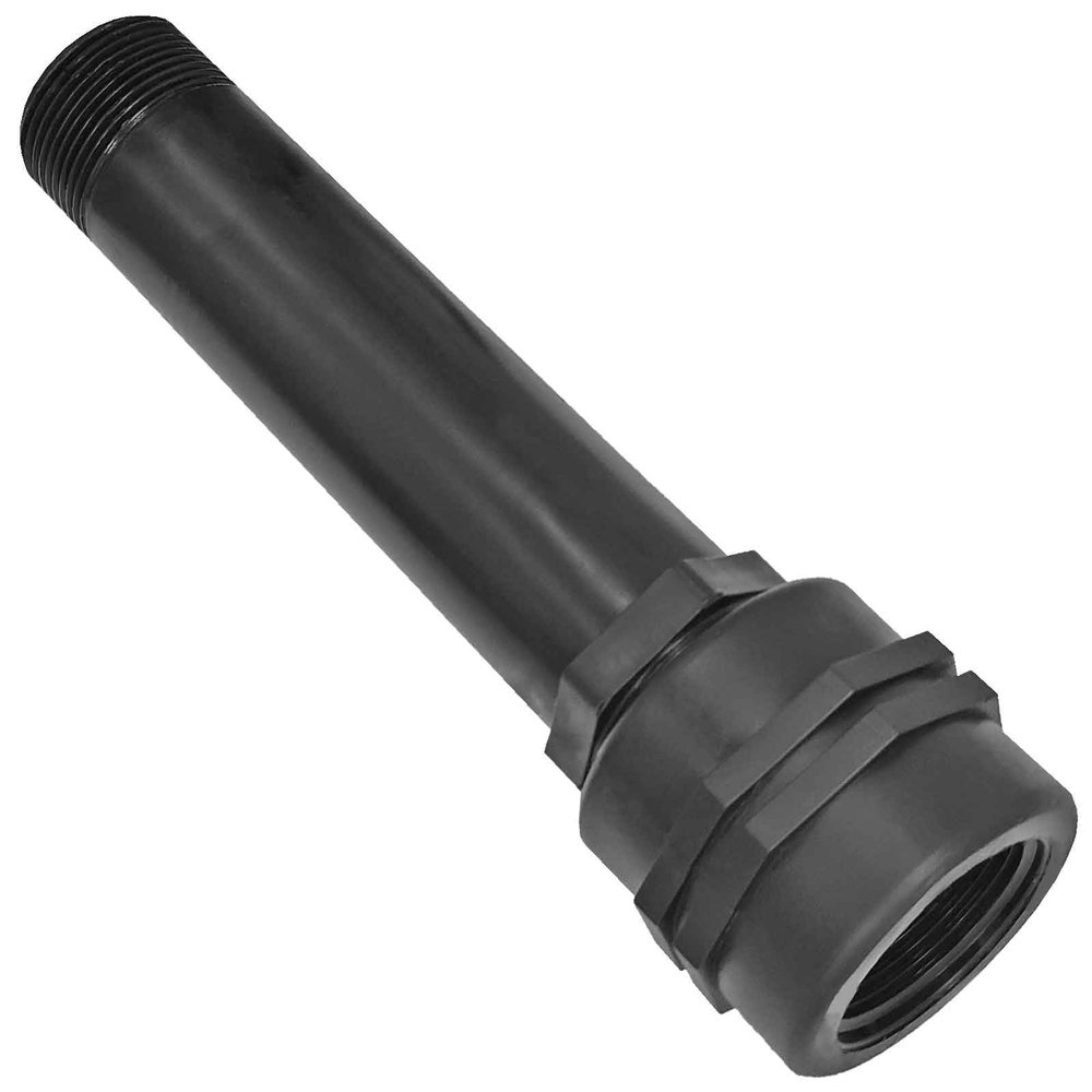 MegaHaustechnik Plastic Threaded Fitting Extension, 175 mm, 3/4 in. F x M