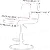 Stretch Jacquard Bar Stool Covers with Backrest, 1/2/4/6-Piece Sets view 4