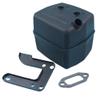 PEGGYLIN Muffler, Exhaust Muffler Mount and Gasket Kit for HUSQVARNA 61, 268, 272, 272XP, 272S and 268K Chainsaws #503 47 69-01 view 2