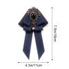 COSDREAMER Renaissance Jabot Tie for Men, Victorian Bow Tie for Halloween and Wedding Costumes, Shiny Sky Blue, One Size view 2