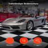 VEVOR PVC Garage Floor Tiles, 16-Pack, 513 x 513 x 5 mm, Graphite Gray view 2
