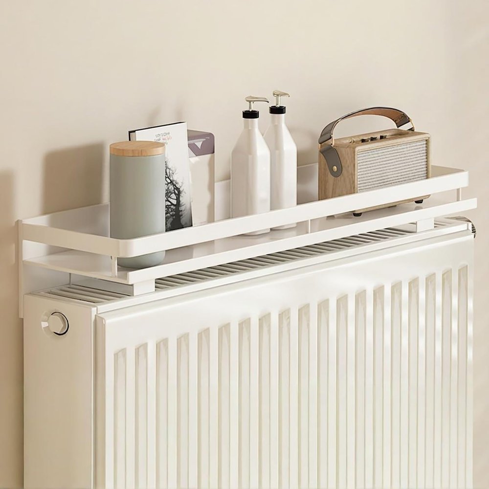 No-Drill Radiator Cover Shelf with Easy-Fit Brackets