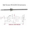 Coavoo SFU1204 Ball Screw 1700 mm, 4 mm Lead, C7, with FK10/FF10 Supports and 5 x 8 mm Coupling Kit view 2