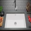 PRIMAGRAN London 80 Undermount Sink for 80 cm+ Cabinet with Kitchen Faucet, 76 x 47 cm view 3