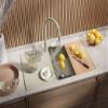 PRIMAGRAN Granite Sink for 60 cm+ Base Cabinet with Kitchen Faucet, 90 x 50 cm view 2