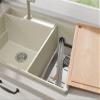 PRIMAGRAN Granite Sink for 80 cm+ Base Cabinets with Kitchen Faucet, 78 x 53 cm view 2