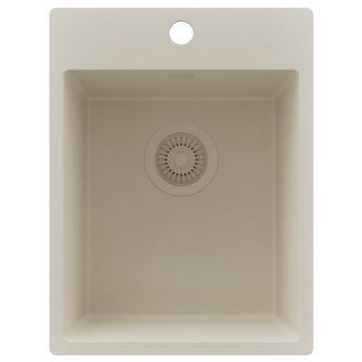 PRIMAGRAN Riga 40 Sink for 40 cm+ Cabinets with Waste Kit, 38 x 50 cm