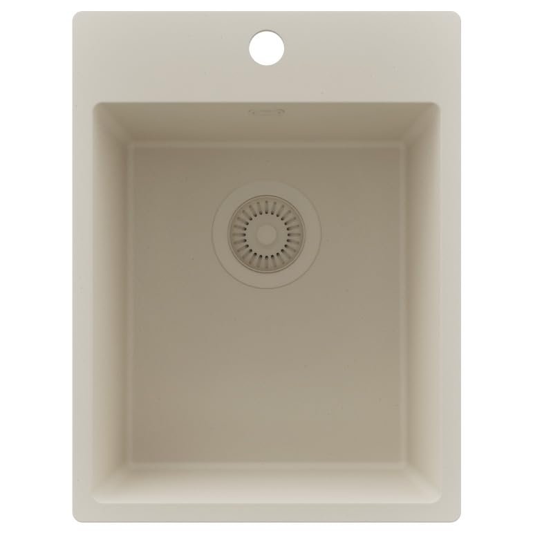 PRIMAGRAN Riga 40 Sink for 40 cm+ Cabinets with Waste Kit, 38 x 50 cm