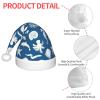 SDEGTHO Underwater Marine Life Red Santa Hat for Children view 4