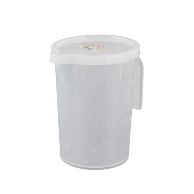 Socobeta High-Quality Plastic Measuring Cup with Lid, Easy-to-Read, 500 mL/1000 mL (500 mL)