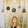 DOITOOL 12-Piece Hanging Spiral Decorations for Spring Festival, Paper Spiral Hangers for New Year's Parties, Room Decor for Homes and Offices view 3