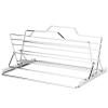 Turkey Roasting Rack, Stainless Steel Grill Stand, Adjustable V-Shaped Tray, Oven-Safe Grill Rack, Heavy-Duty Nonstick Roasting Frame view 1