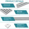 QUARKZMAN 2-Pack Fully Threaded Rods, M8 x 500 mm, Silver view 4
