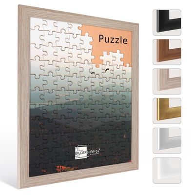 Valencia Puzzle Frame, Sonoma Oak Finish, 68 x 92 cm (approx. 2,000 pieces)