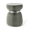 Lyveo Folding Paper Stool, 32 x 42 cm, Gray with Silver Band view 1