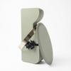 Lyveo Folding Paper Stool, 32 x 42 cm, Gray with Silver Band view 3