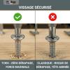 A2 Stainless Steel Wood Screws, 4.5 x 35 mm, TX Countersunk Head, 1,000 Pack view 4