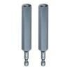 QUARKZMAN 2-Piece 14 mm Hex Socket Bit Set, 100 mm, 1/4 in. Hex Shank view 1