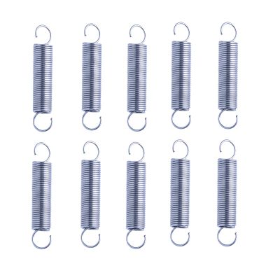 Extension Springs, 10-Pack, 0.3 mm Wire, 3 mm OD, 1050 mm Length, Double Hooks