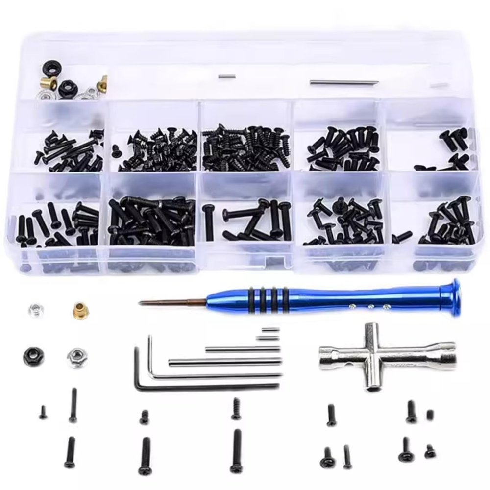 RC Car M2/M2.5/M3 Hex Screw and Nut Hardware Kit