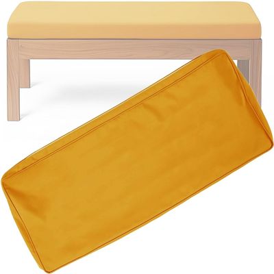Outdoor Bench Cushion Cover, Orange, 85 x 50 x 10 cm