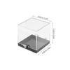 Transparent Square Plastic Display Boxes, 8-Piece Set view 2
