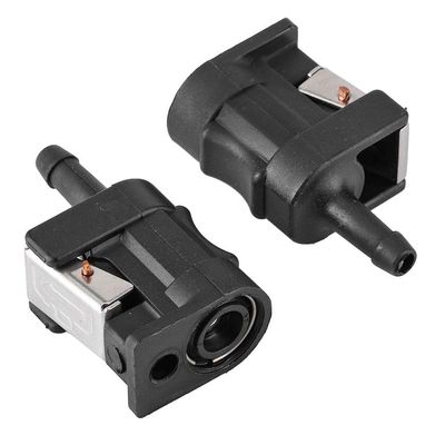 Jectse Female Line Connector 6E5-24305-06-00 for Outboard Motors, 8 mm Engine Side, 2-Pack