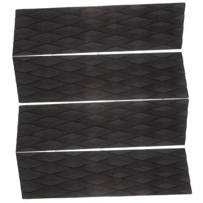HOLIDYOYO EVA Surfboard Traction Pads, Strip-Shaped, 4-Piece Self-Adhesive Non-Slip Deck Pads for Stable Traction and Comfort, for Shortboards and Water Skis