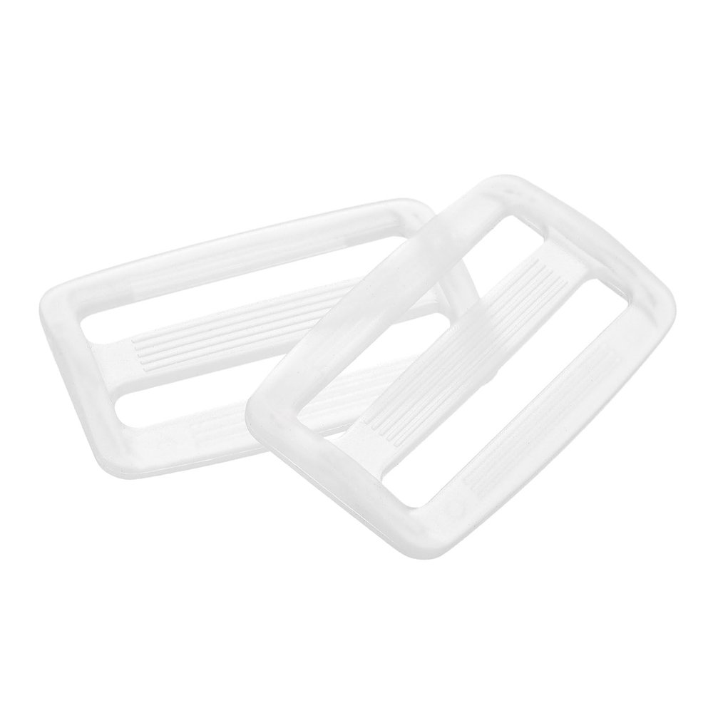 QUARKZMAN 25-Pack 38 mm Transparent Plastic Tri-Glide Buckles