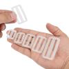 QUARKZMAN 25-Pack 38 mm Transparent Plastic Tri-Glide Buckles view 4