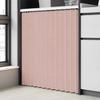 Made-to-Measure Self-Adhesive Dustproof Curtains for Wardrobes, Kitchens and Storage Rooms - Pink - W120 x H90 cm view 1