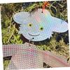 Yardenfun Reflective PET Bird Deterrent with Hanging Bells, Red view 4
