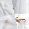XUEQXUE Sheer Curtain, 60 x 260 cm, Linen Look, White view 4