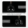 Hanging Glass Vases with Rope, 6 Pieces view 3