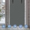 Roll-Up Window Insulation Curtain, 50–200 cm, Cotton, Black, 185 × 85 cm view 3