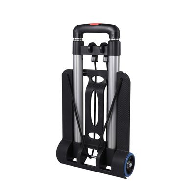 Mobestech Folding Black Aluminum Alloy Shopping Trolley