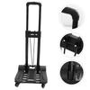Mobestech Folding Black Aluminum Alloy Shopping Trolley view 4