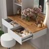 Vicco Melora Vanity Table, White/Oak, 100 cm view 4