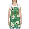 RRhgipp Unisex Apron with Cute Cartoon Sheep for Cooking, Home, Kitchen, Restaurants, Cafés, and Christmas Gifts view 3