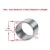 2 Steel Sleeves, 26 mm Inner Diameter, 28 Housing Bearings, 30–40 mm Outer Diameter, 12–30 mm Height, 26 × 30 × 13 (28 × 32 × 30 mm) view 3