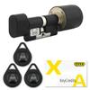 EVVA AirKey Starter Set – Digital Knob Cylinder, Patinated Black, 56/71K view 1