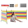 HEUchuan S/M/L Beach Windbreak, Camping Privacy Screen, Portable Windproof Shade Barrier (S) view 1
