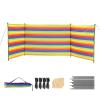 HEUchuan S/M/L Beach Windbreak, Camping Privacy Screen, Portable Windproof Shade Barrier (S) view 2